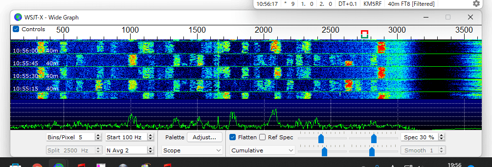 昨晩の40m