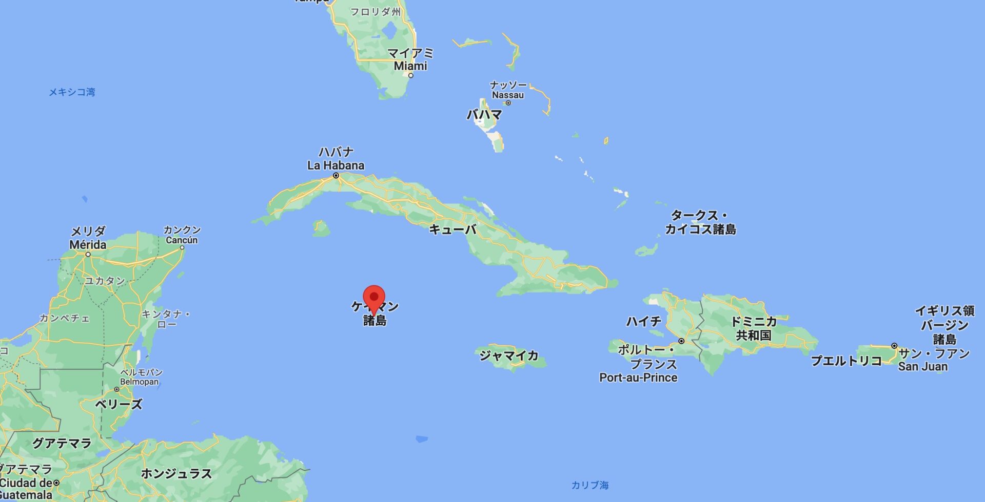 Cayman Is位置