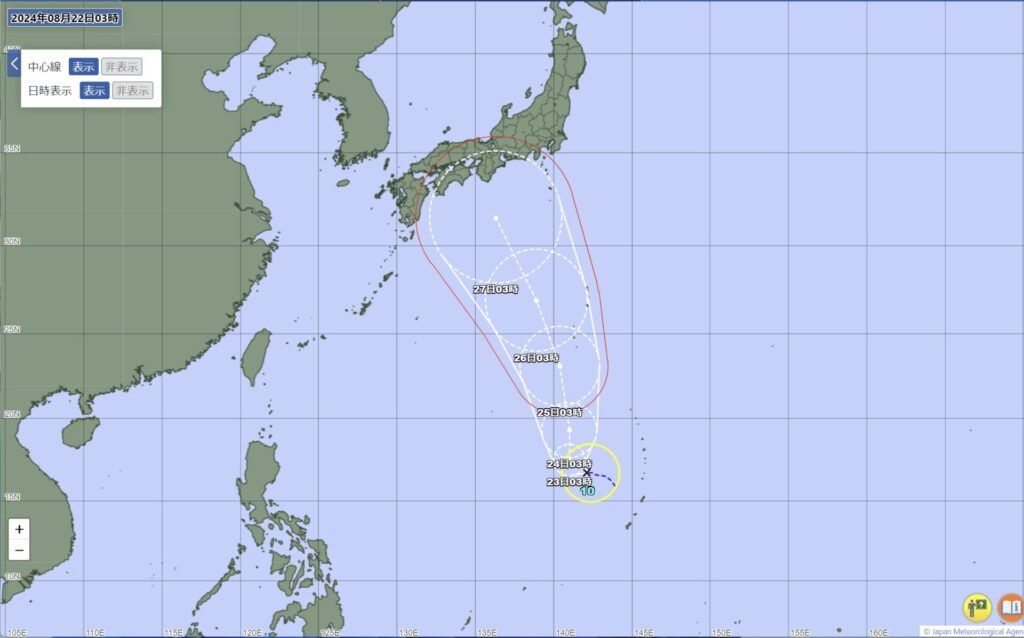 台風10号