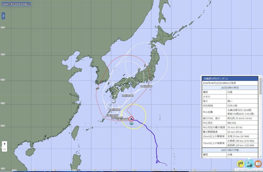 台風10号