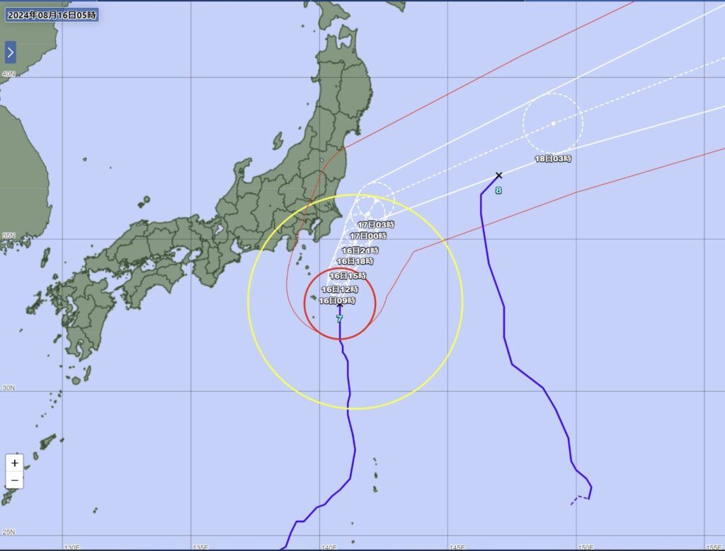 台風7号