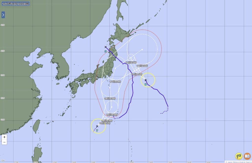 台風7号