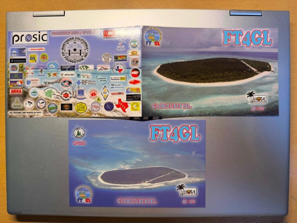 [QSL] 遅ればせながらFT4GLのQSLが来ました｜きょうも無線日和