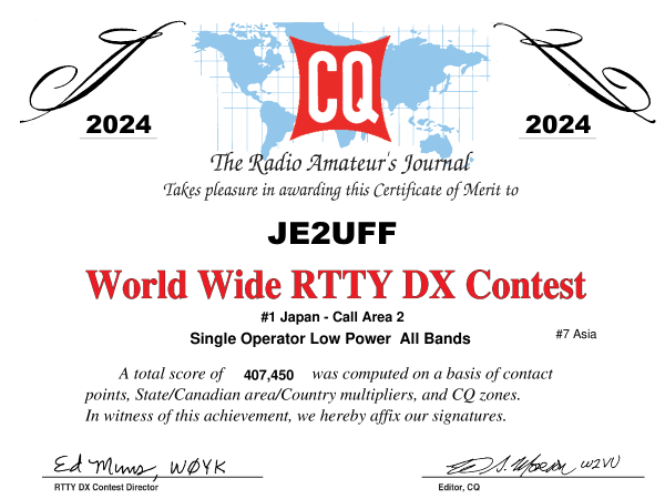 2024 CQ WW RTTY RTTY