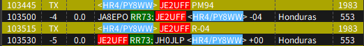 HR4/PY8WW 40m