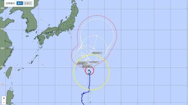 台風9号