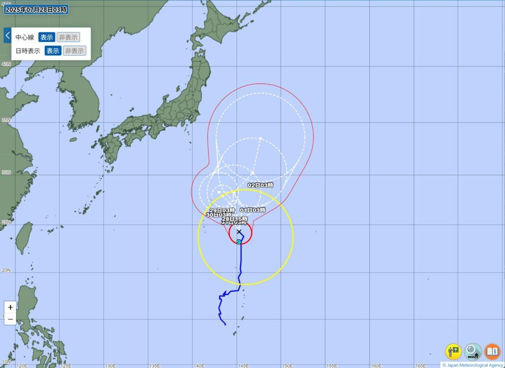 台風9号
