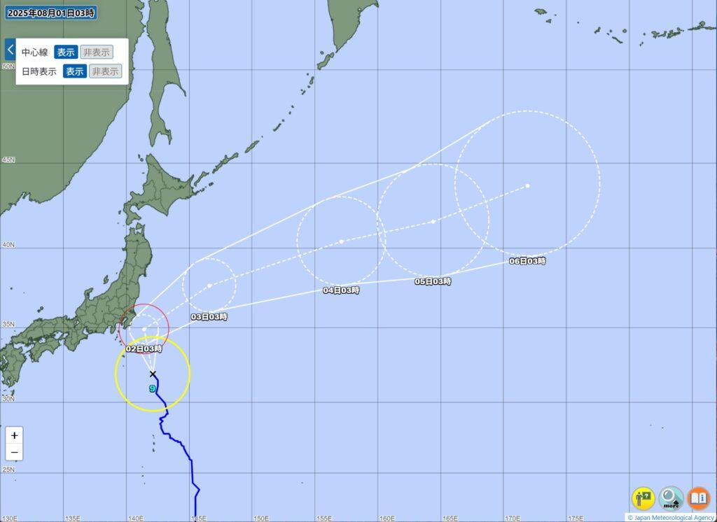 台風9号